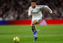 Real Madrid’s Kylian Mbappe suffers a knee injury, likely to be out for three weeks