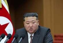 North Korea’s Kim officially recognises Seoul as ‘most hostile’ nation