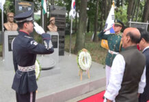 Rajnath Singh inaugurates Indian War Memorial in South Korea, remembers war veterans