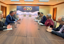 Indian Finance Minister Sitharaman Promotes India As Global Hub For Manufacturing And Innovation